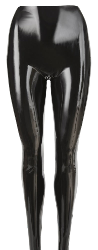 Pantimedias de Látex Negro XL Late X - Brillo Intenso y Ajuste Perfecto