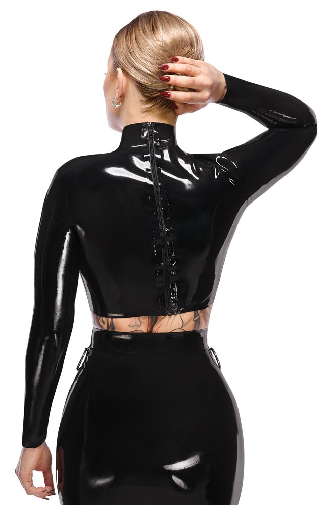 Camisa de Látex Natural Negra Talla L - Late X
