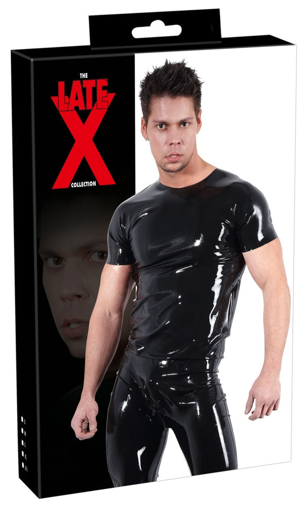 Camiseta Látex Negra Talla L - Late X