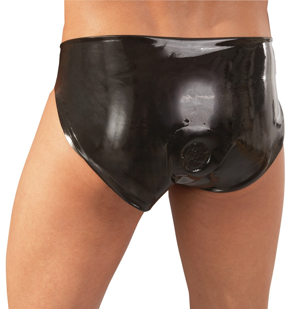 Calzoncillos de Látex para Hombre Late X Negro Talla M/L