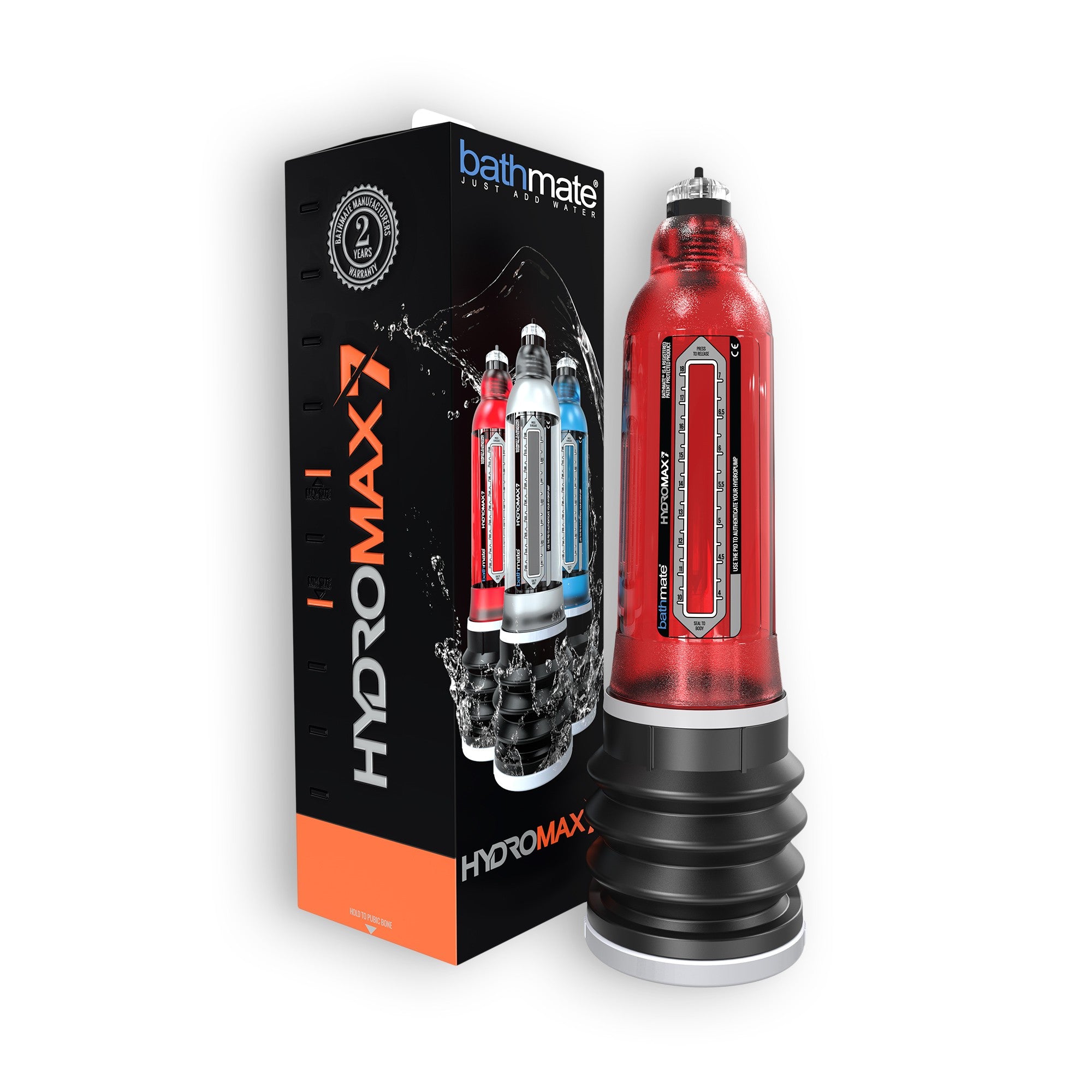 Bomba para el Pene Hydromax7 Rojo