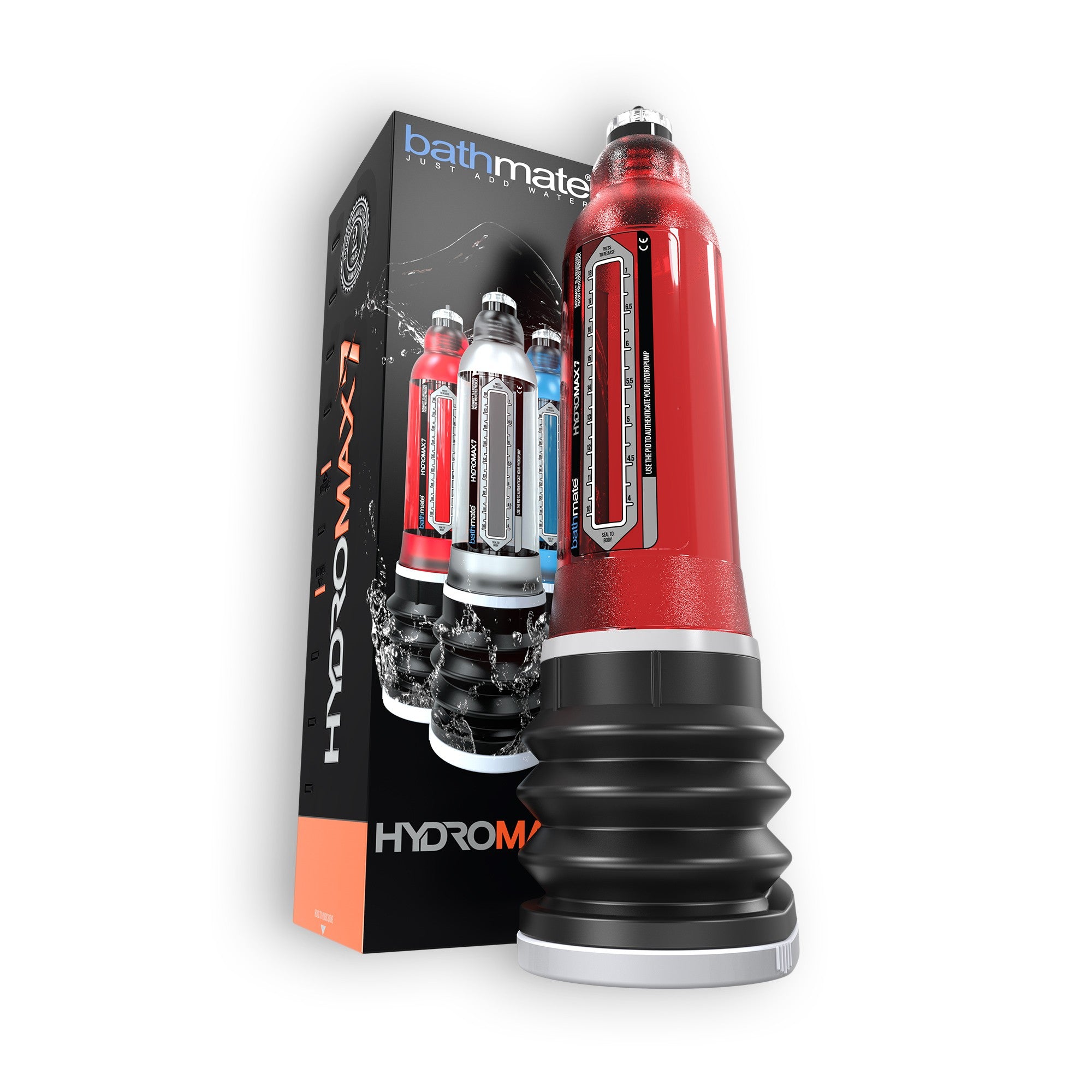 Bomba para el Pene Hydromax7 Rojo