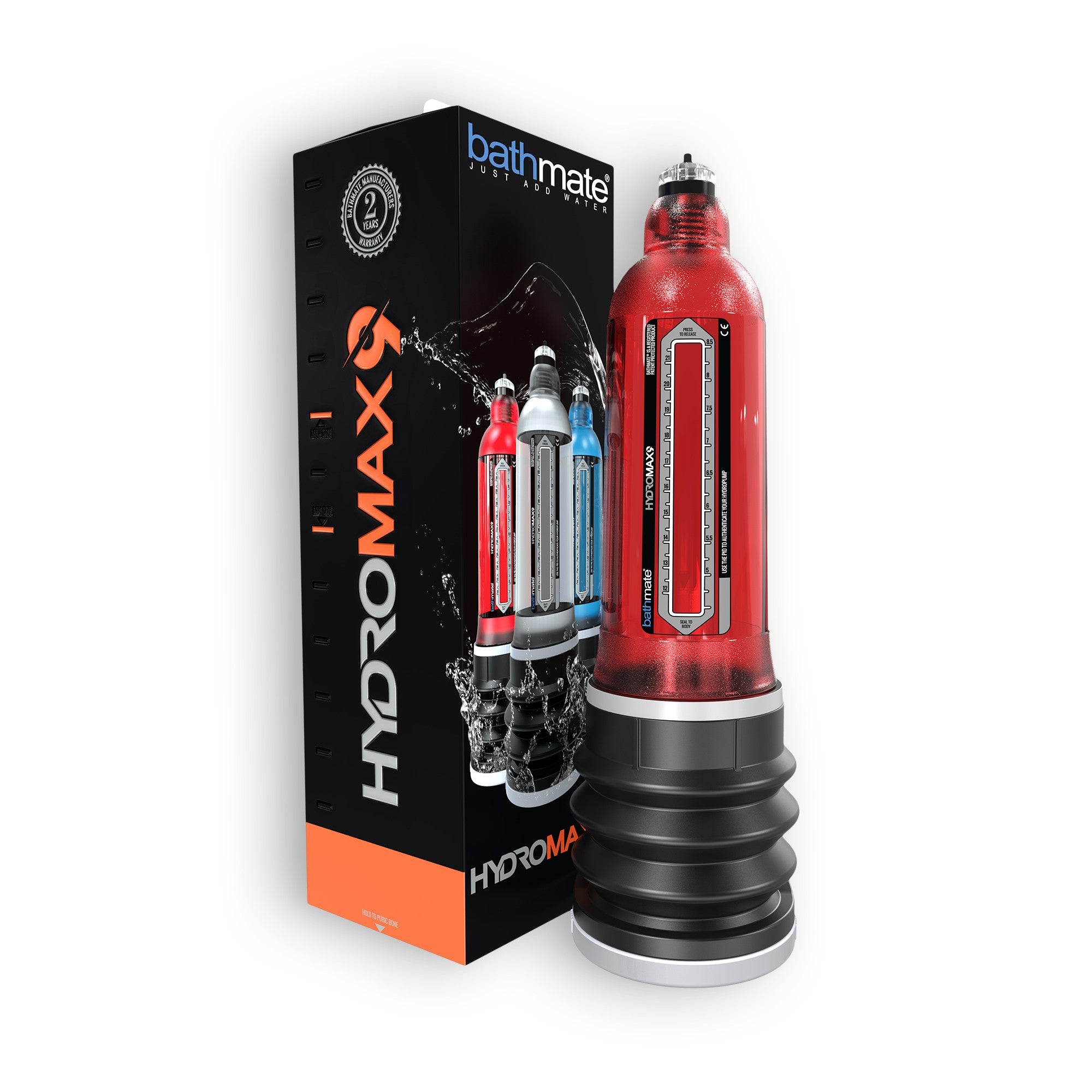 Bomba para el Pene Hydromax9 Rojo