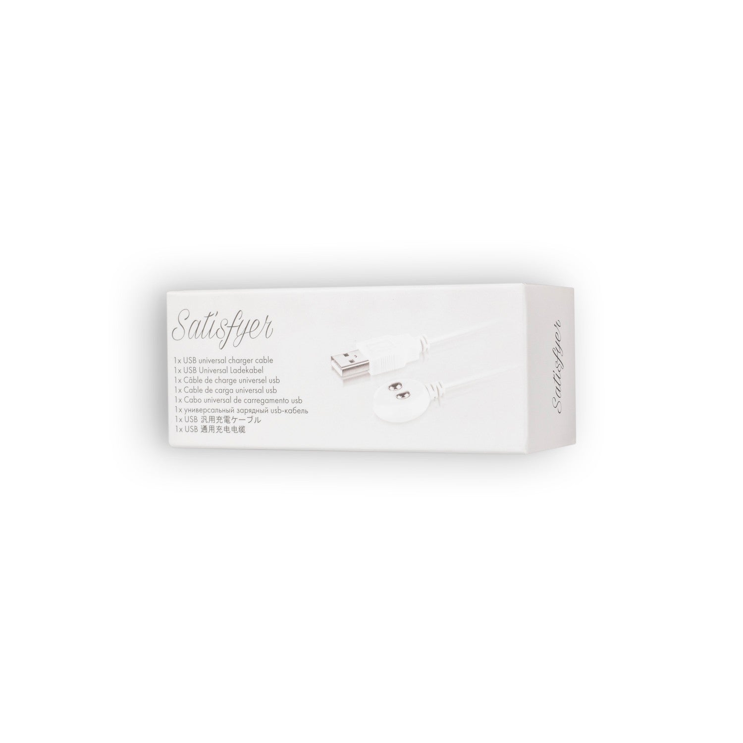 SATISFYER USB cargador cable blanco 1 u