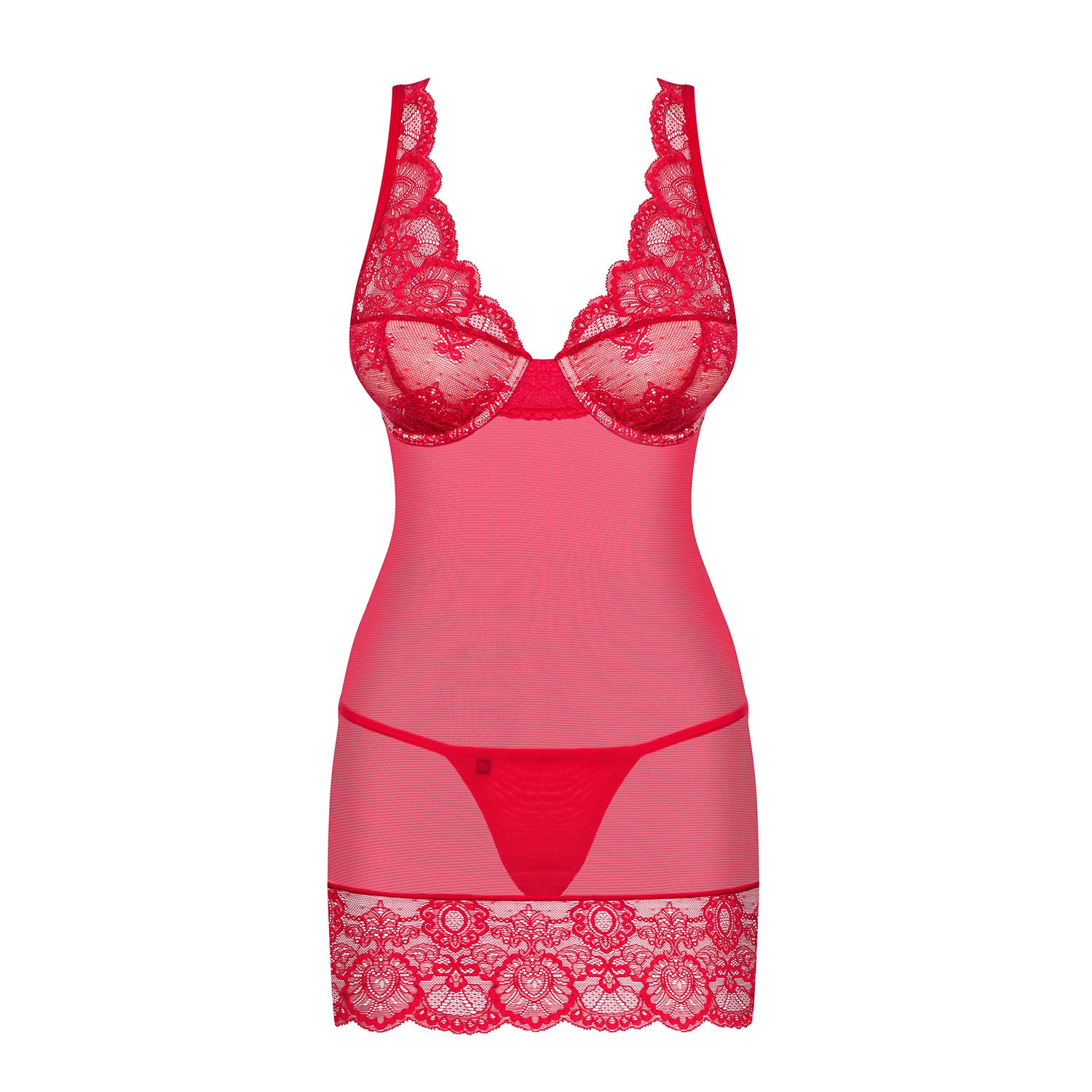 PICARDÍA Y TANGA 853-CHE OBSESSIVE ROJA