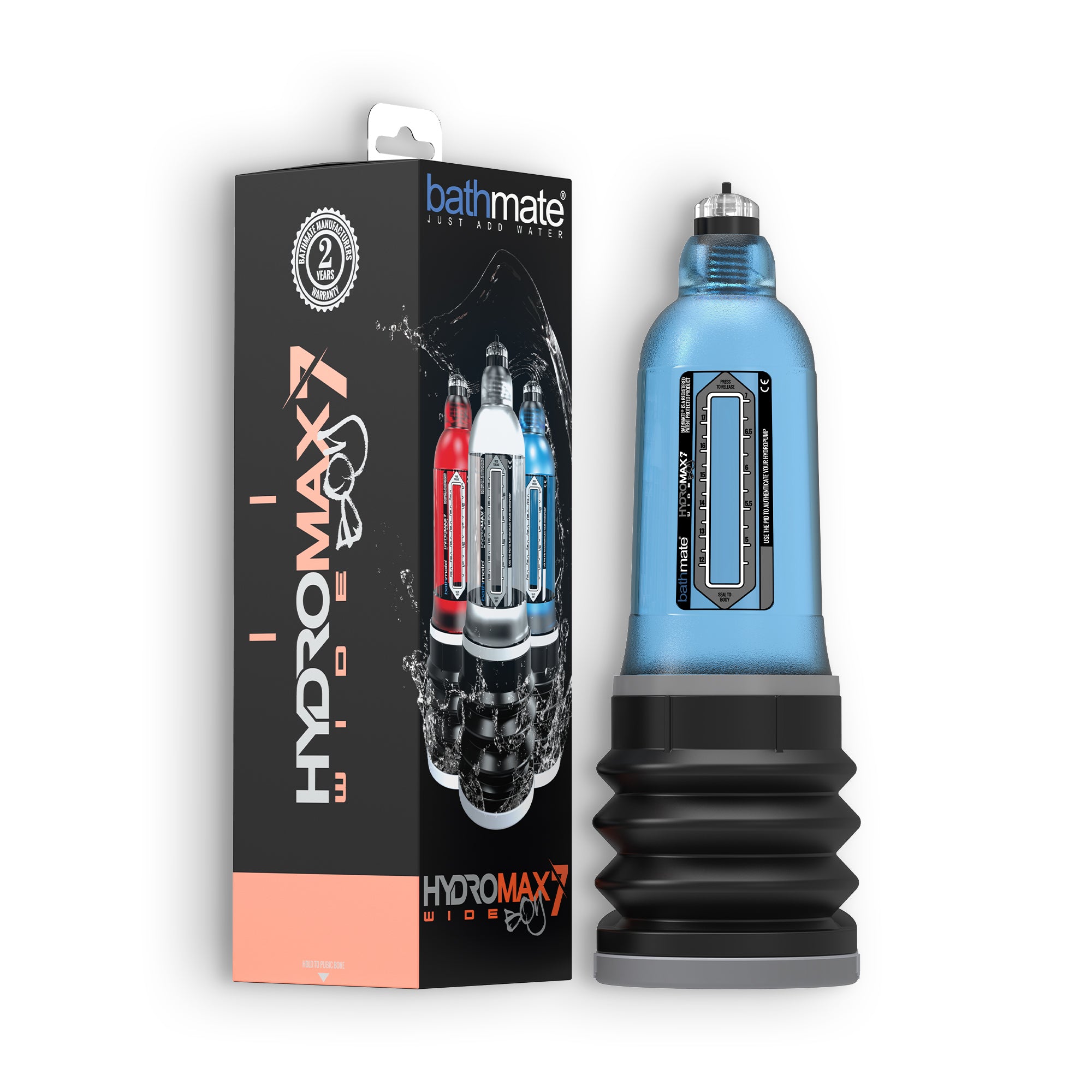 Bomba para el Pene Hydromax7 Wide Boy Azul