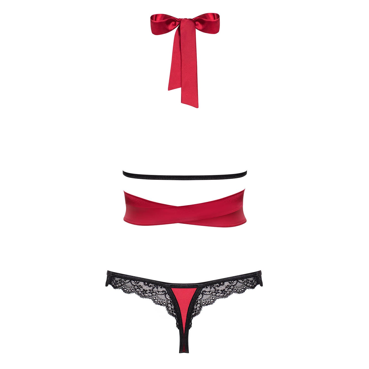 Sensuelia Set 2 Piezas Rojo y Negro