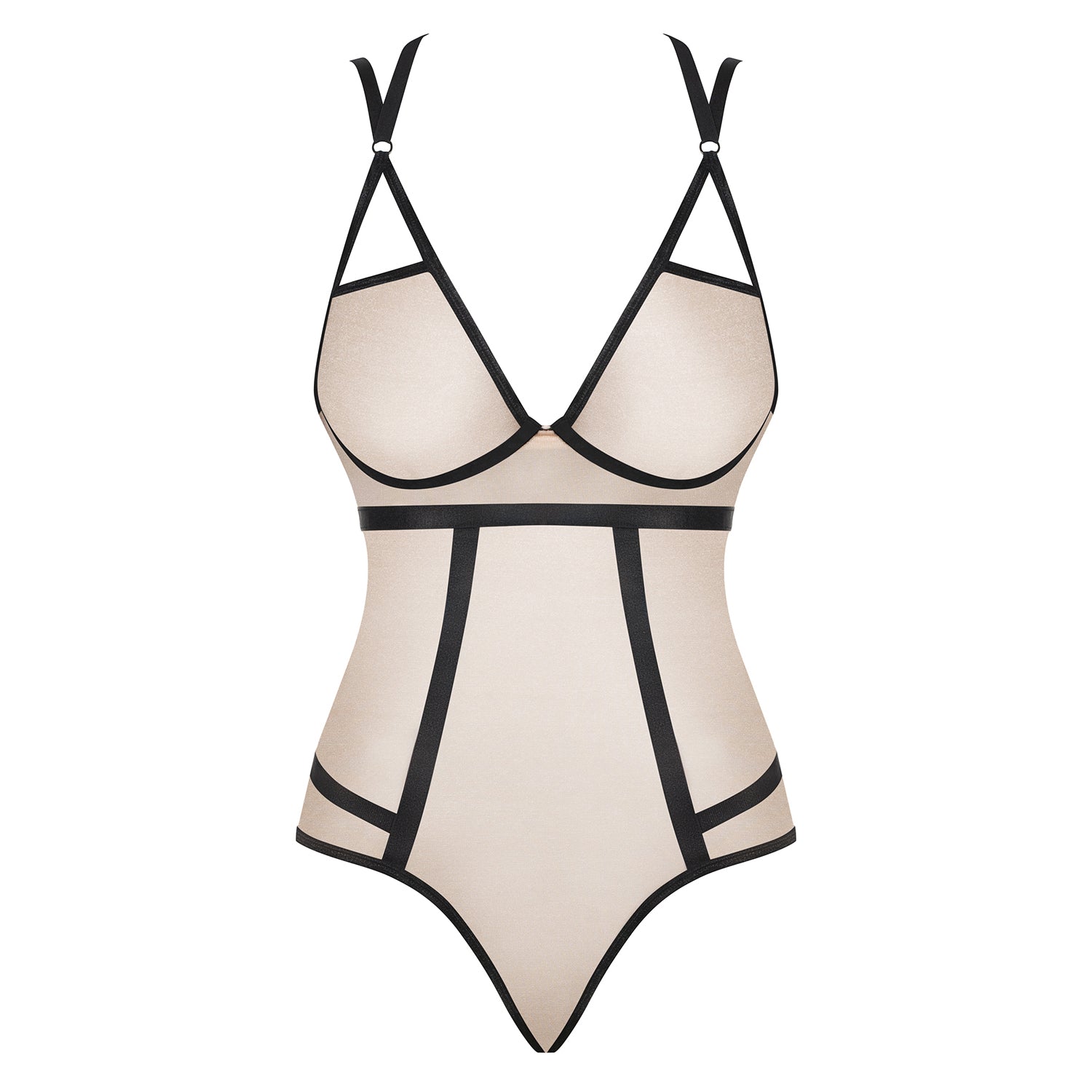 Body Nudelia Nude y Negro