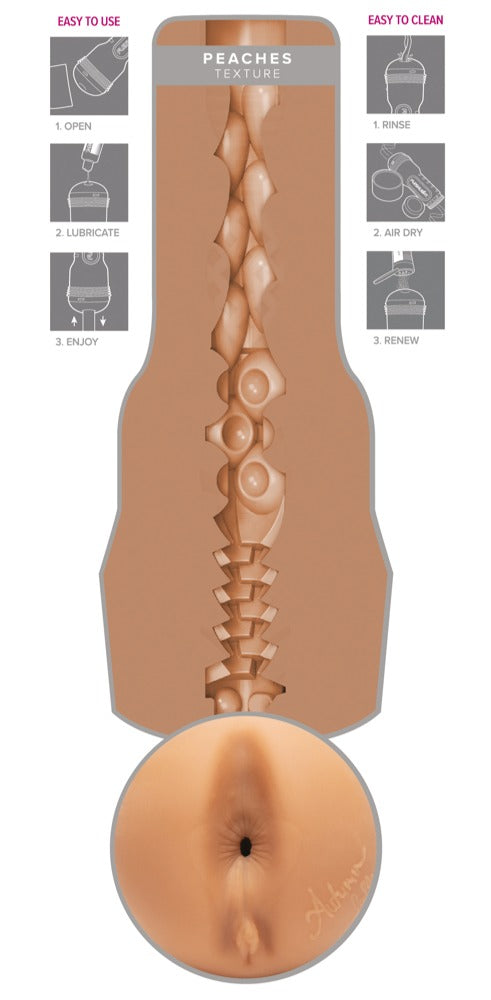 Fleshlight Autumn Falls Peaches - Masturbador Anal Realista