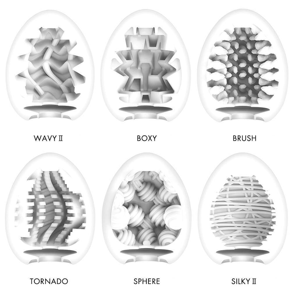 Tenga Egg Variety New Standard - Pack 6 Masturbadores Desechables