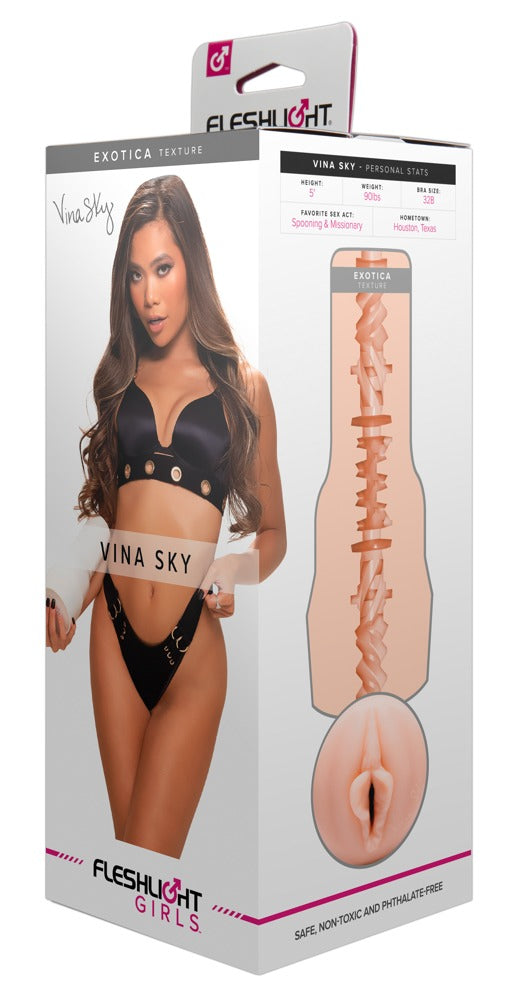 Fleshlight Vina Sky Exotica - Masturbador con Textura Estimulante