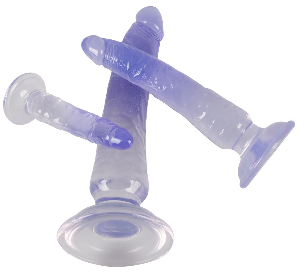 Set de 3 Dildos Anales Crystal Natural - Entrenamiento Progresivo