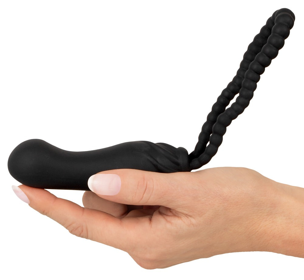 Black Velvets Perfect Fit Strap-On sin Arnés - Consolador Flexible