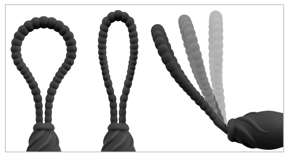 Black Velvets Perfect Fit Strap-On sin Arnés - Consolador Flexible