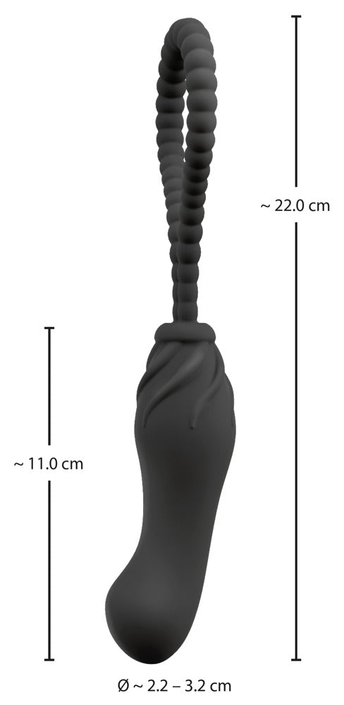 Black Velvets Perfect Fit Strap-On sin Arnés - Consolador Flexible