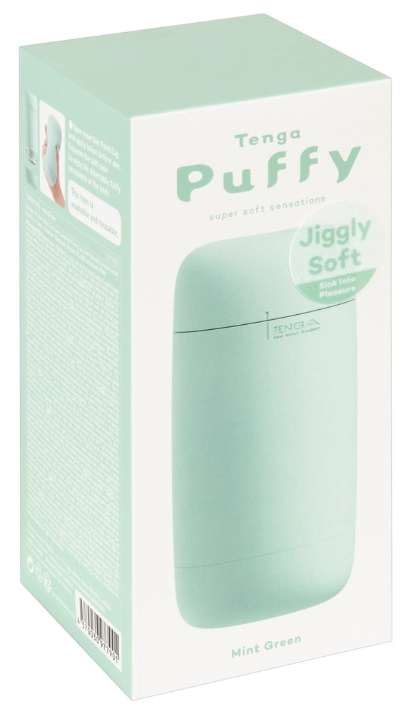 Tenga Puffy Mint Green - Masturbador de Silicona Suave
