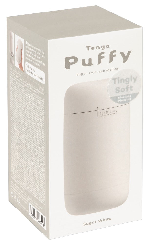 Tenga Puffy Sugar White - Masturbador de Silicona Suave