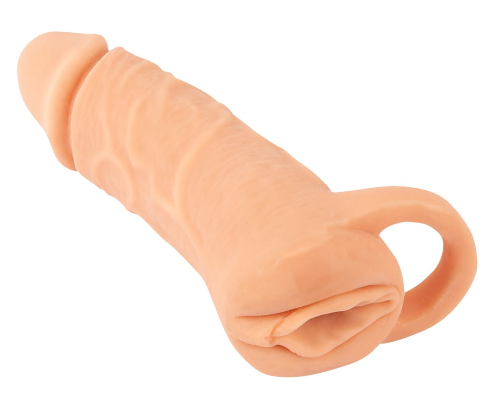 Nature Skin Extender Medium - Masturbador 2 en 1