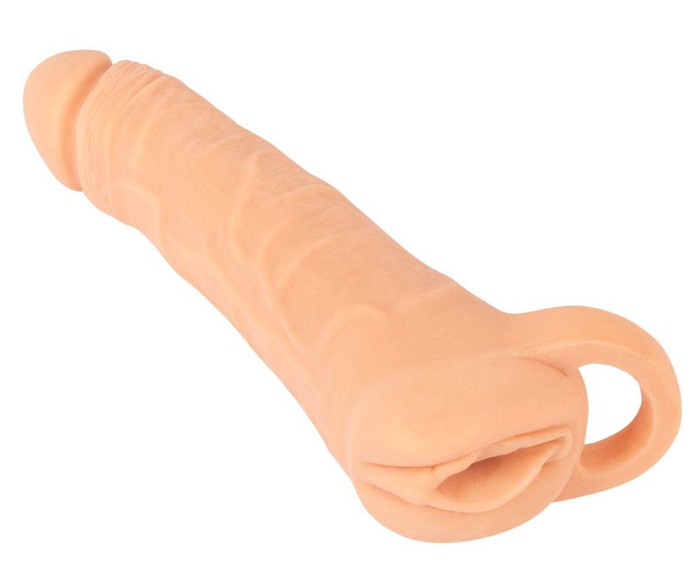Nature Skin Extender Large - Masturbador 2 en 1