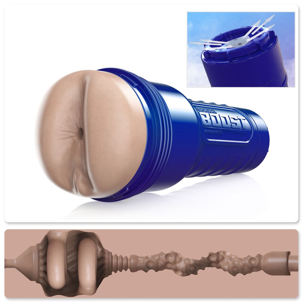 Fleshlight Boost Blast Light Medium - Masturbador con Control de Succión