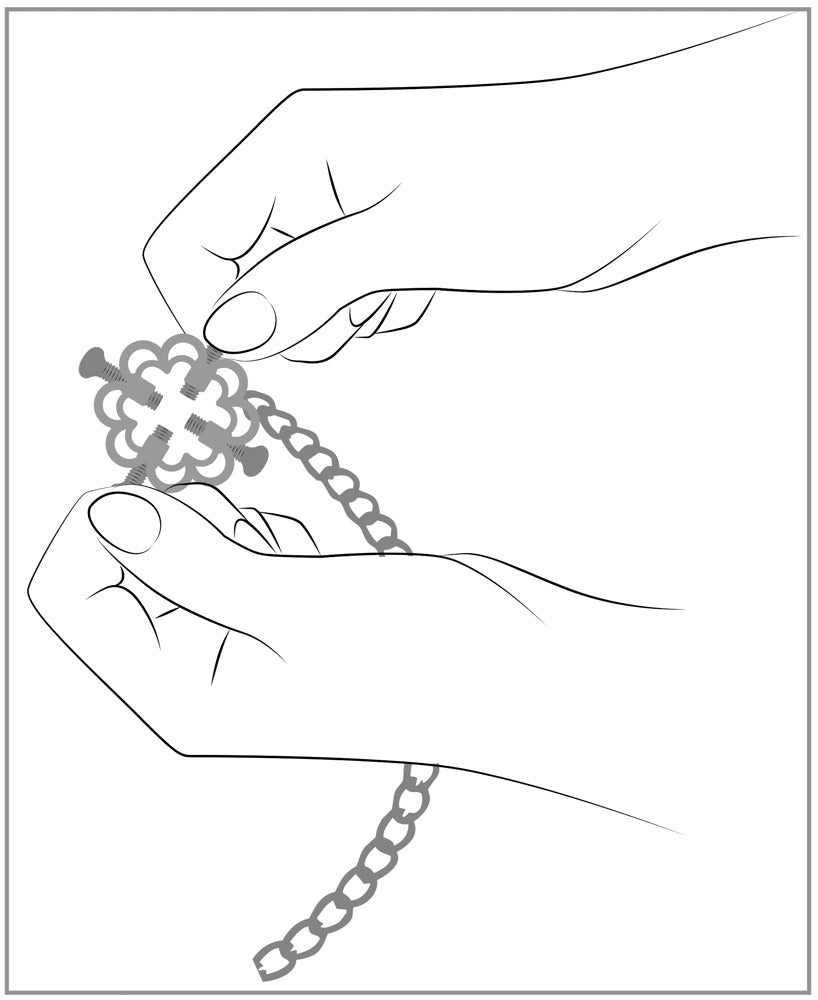 Bad Kitty Nipple Jewellery - Joya para Pezones con Cadena en Acero Inoxidable
