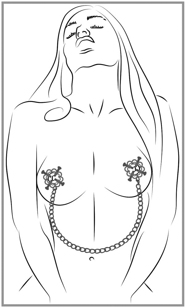 Bad Kitty Nipple Jewellery - Joya para Pezones con Cadena en Acero Inoxidable