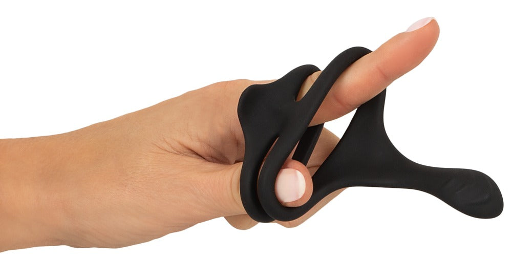 Erecto Cock & Ball Ring - Anillo Estimulador con Masajeador de Perineo