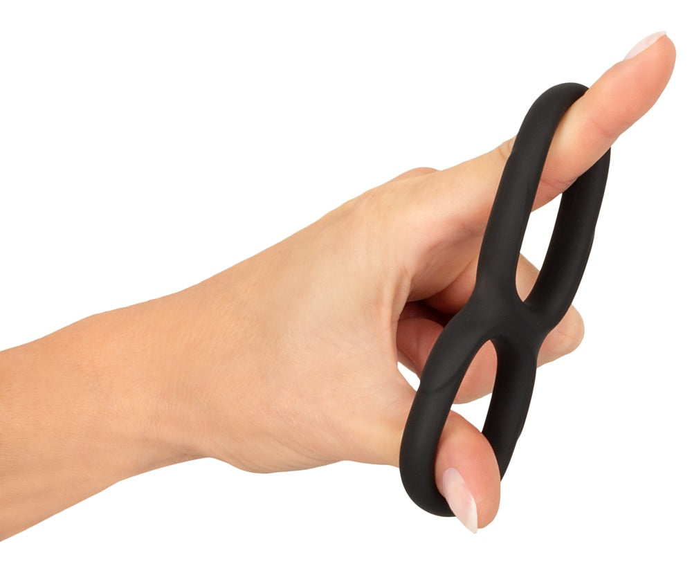 Erecto Double Cock Ring - Anillo Doble de Silicona
