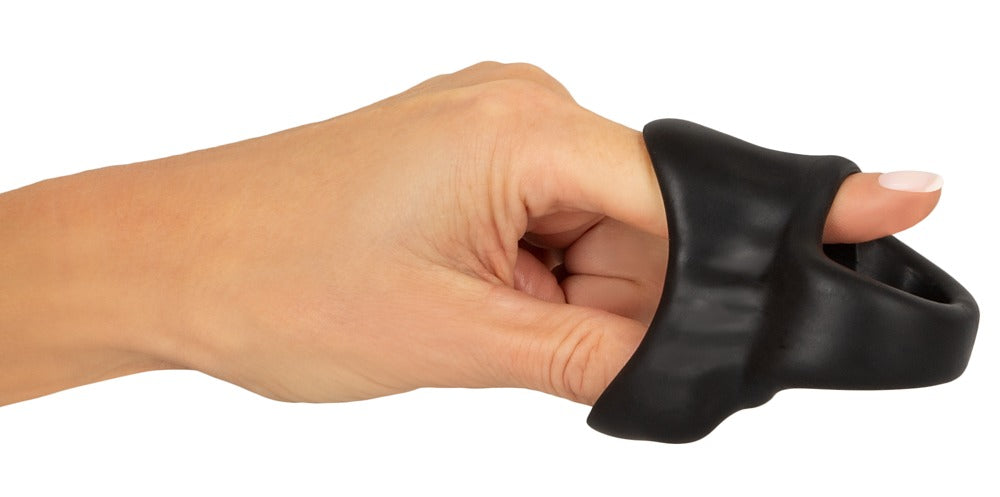 Erecto Cock Ring with Ball Stretcher - Anillo Peneano con Extensor de Testículos