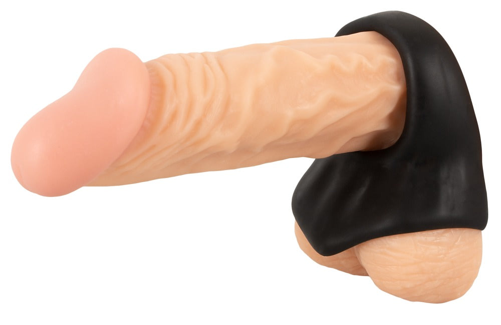 Erecto Cock Ring with Ball Stretcher - Anillo Peneano con Extensor de Testículos