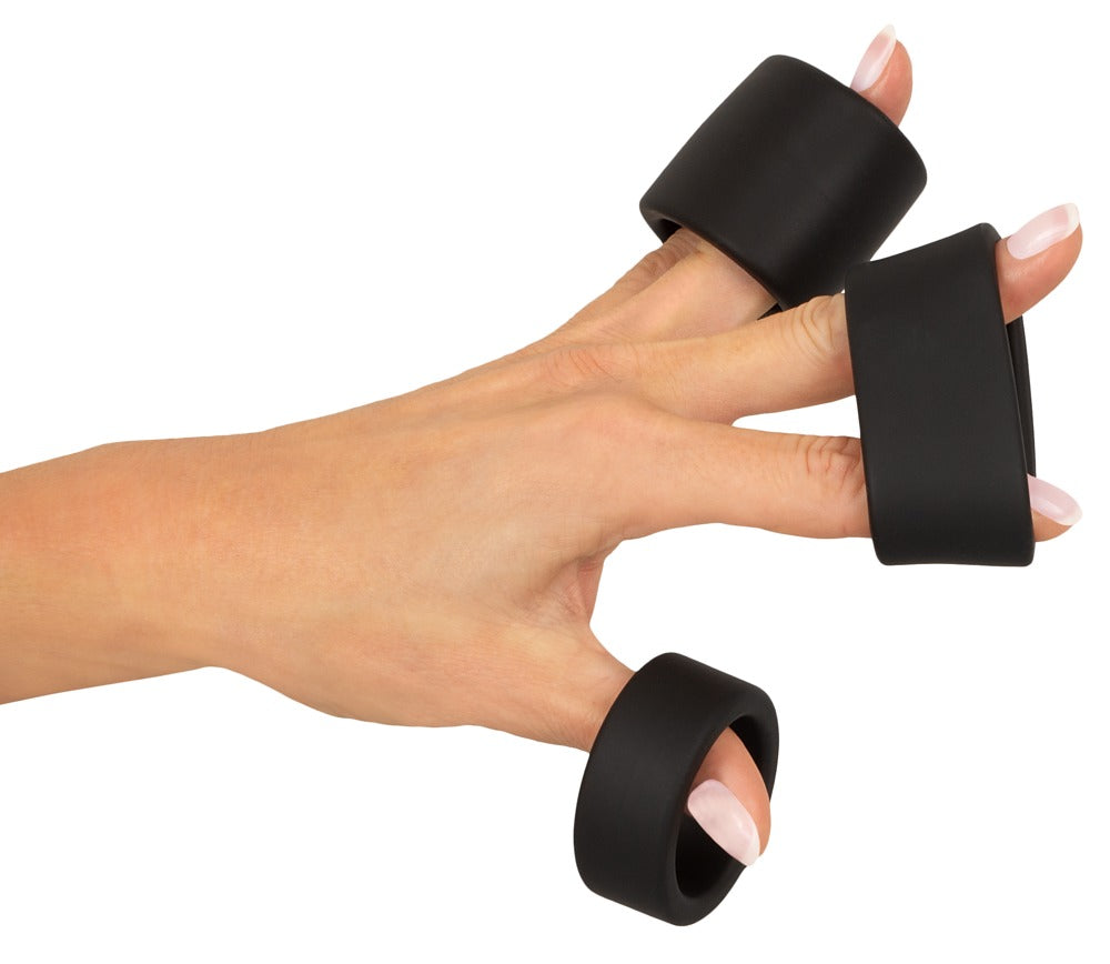 Erecto Ball Stretcher Set - 3 Anillos Testiculares en Silicona