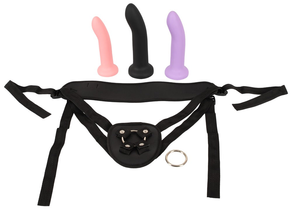 Your Strap-On 3er Set Harness - Arnés Ajustable con 3 Consoladores
