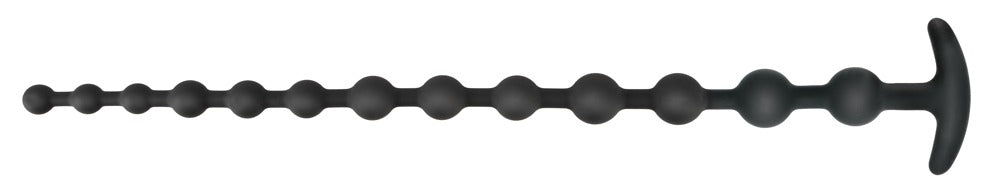 Black Velvets Anal Beads Silicona - Cadena de 13 Bolas Flexibles