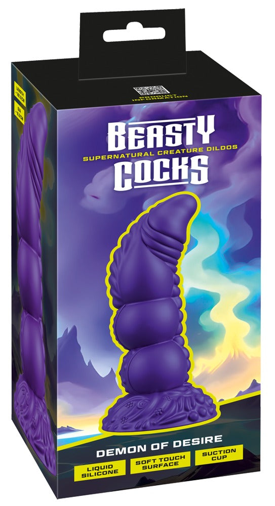 Beasty Cocks Demon of Desire - Consolador Especial con Base de Succión