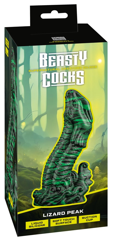 Beasty Cocks Lizard Peak - Dildo Especial con Diseño Lagarto