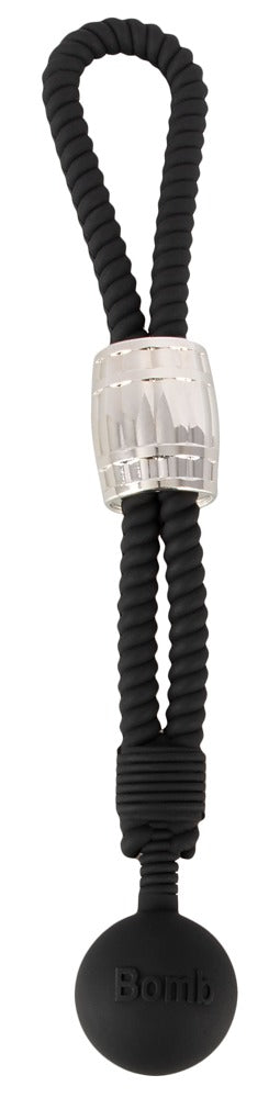 Rebel Heavy Rope Cock Ring with Ball - Anillo de Sujeción Peneano