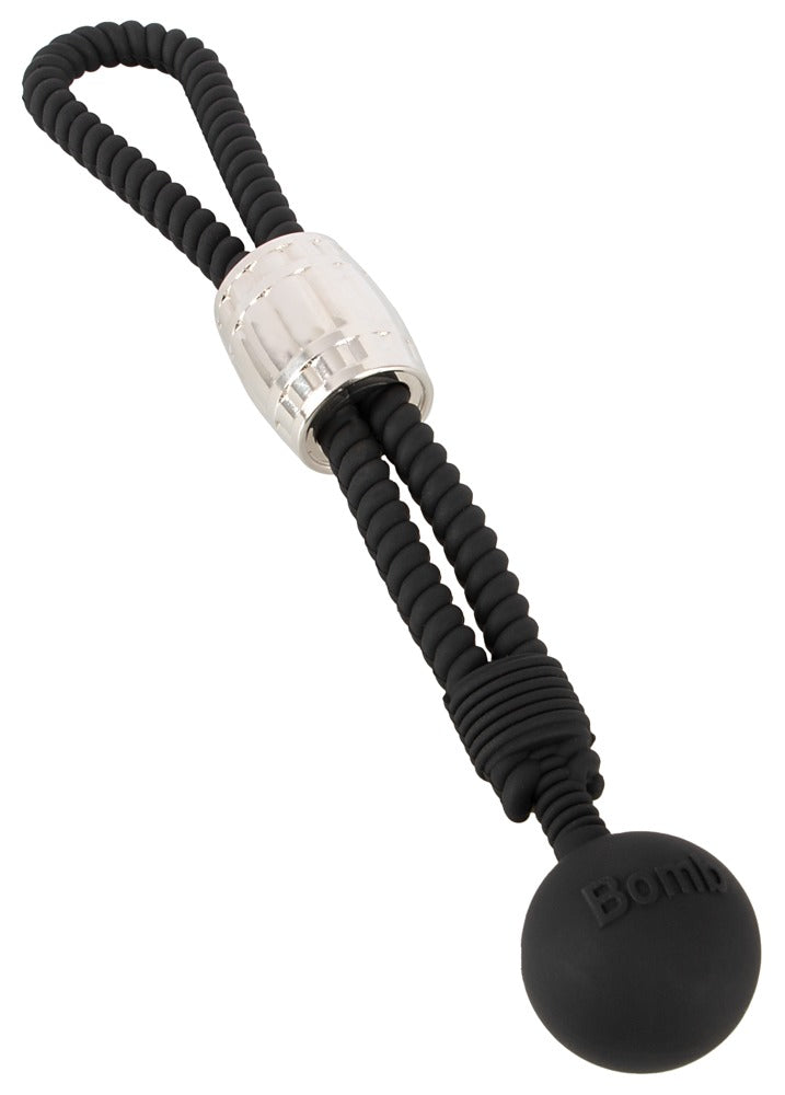 Rebel Heavy Rope Cock Ring with Ball - Anillo de Sujeción Peneano