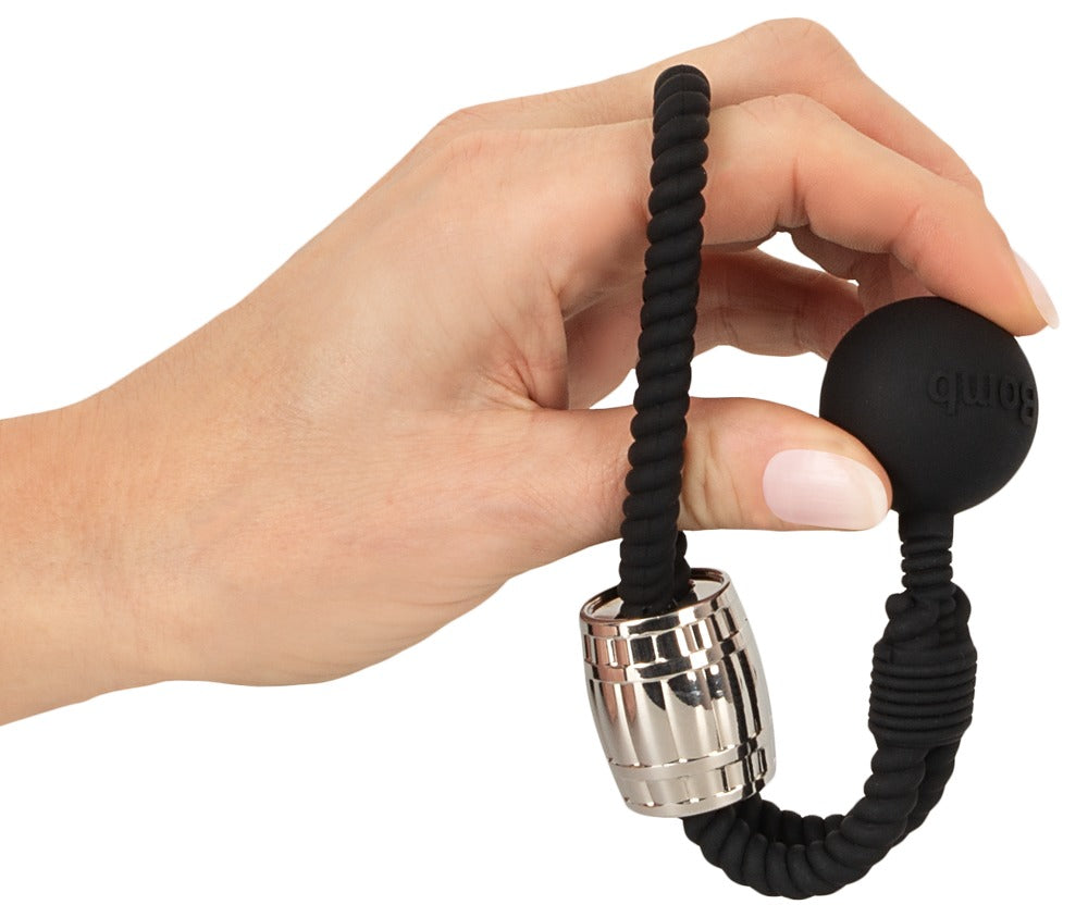 Rebel Heavy Rope Cock Ring with Ball - Anillo de Sujeción Peneano