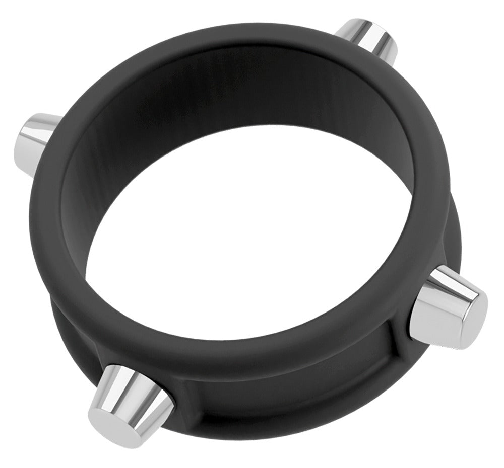 Anillo Rebel con Tachuelas - Silicona Elástica