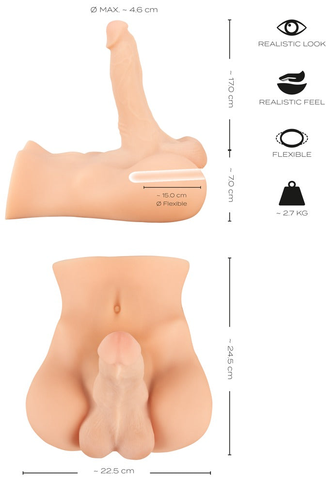 Realistixxx Deluxe Man 02 - Masturbador Torso Realista