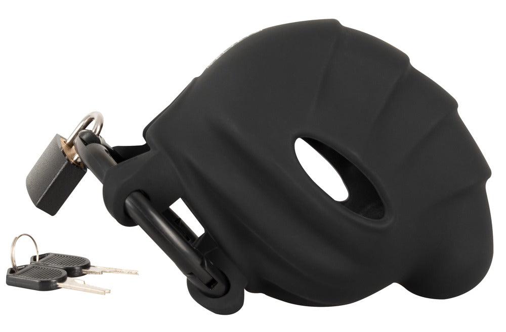 Black Velvets Cock & Ball Cage - Jaula de Castidad de Silicona