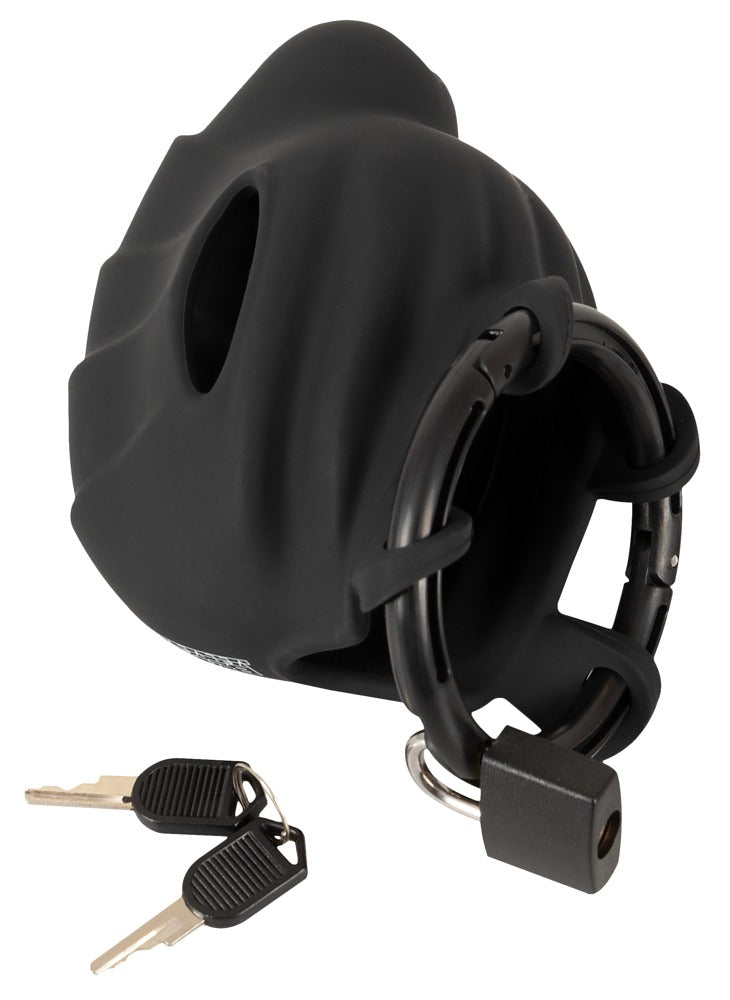 Black Velvets Cock & Ball Cage - Jaula de Castidad de Silicona
