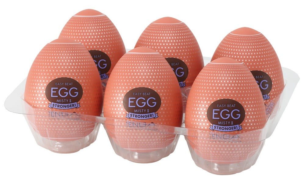 Tenga Egg Misty II - Pack 6 Masturbadores Desechables