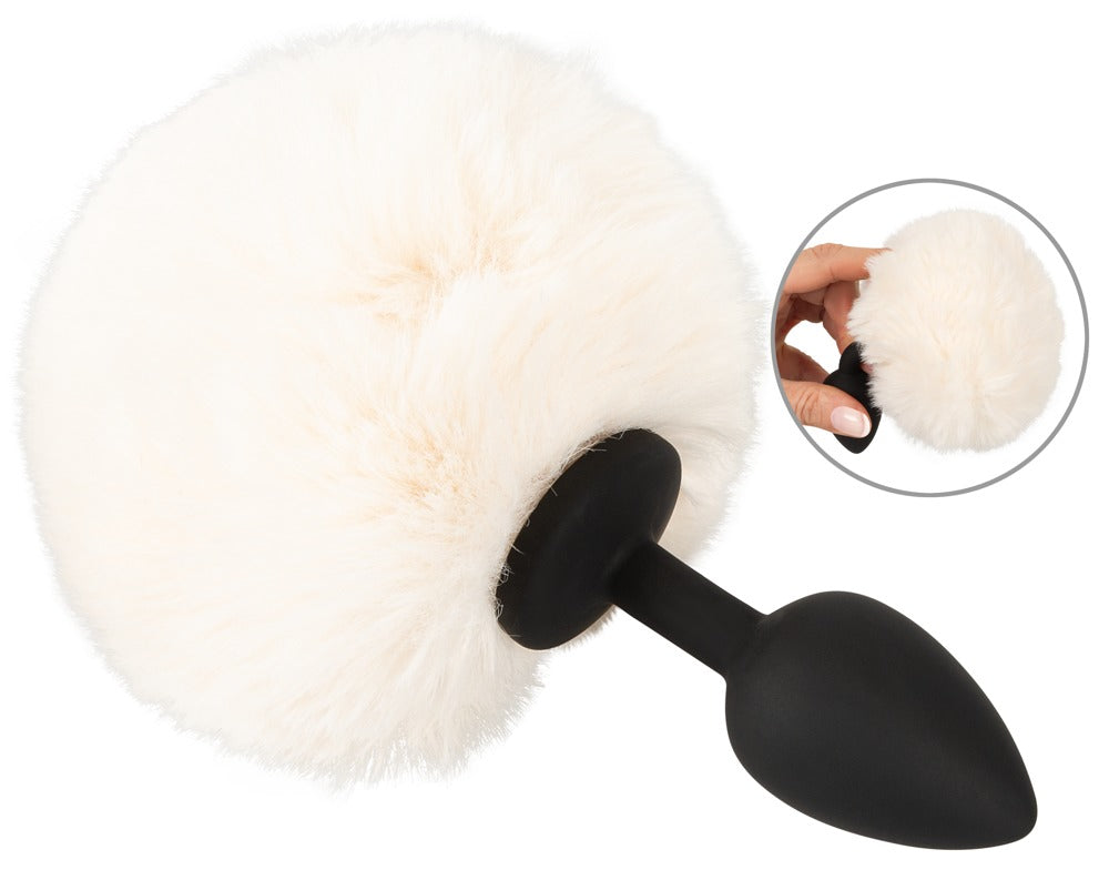 Fluffy Tail White S - Plug Anal con Cola Esponjosa You2Toys