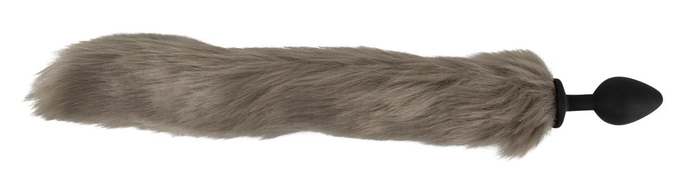Fluffy Tail Grey - Plug Anal con Cola Esponjosa You2Toys
