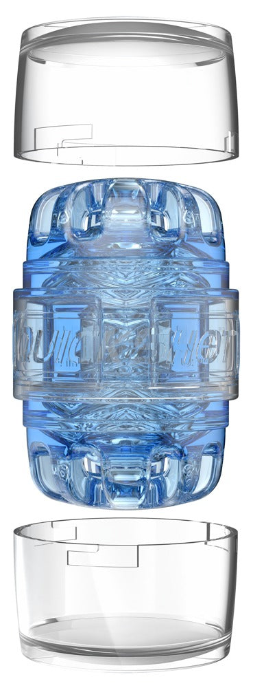 Fleshlight Quickshot Turbo Blue Ice - Masturbador Compacto Super Skin