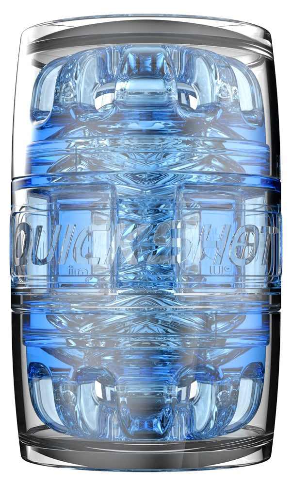 Fleshlight Quickshot Turbo Blue Ice - Masturbador Compacto Super Skin