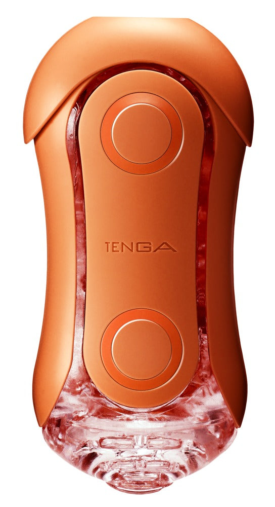 Tenga Flip Orb Sunset Orange - Masturbador Manual de Diseño Ergonómico
