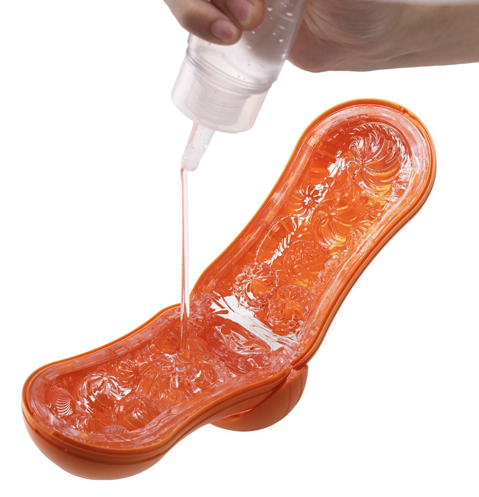 Tenga Flip Orb Sunset Orange - Masturbador Manual de Diseño Ergonómico