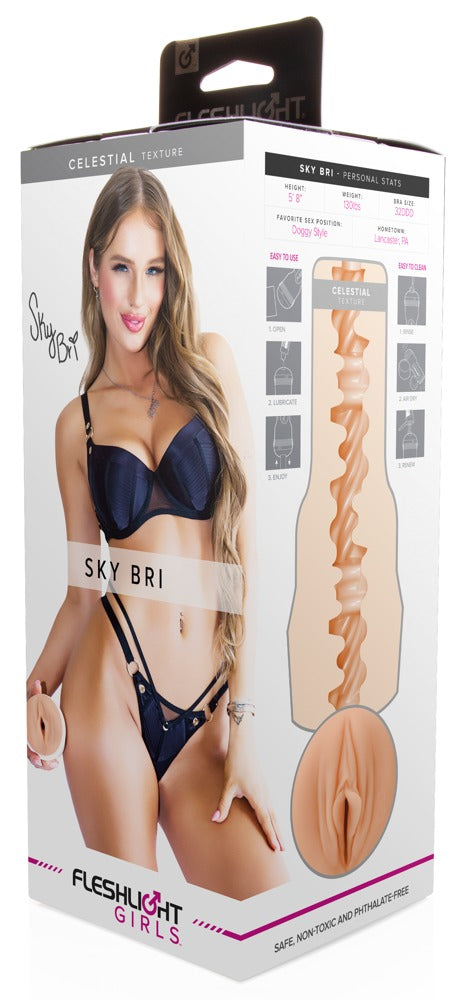 Fleshlight Sky Bri Celestial - Masturbador sin Vibración